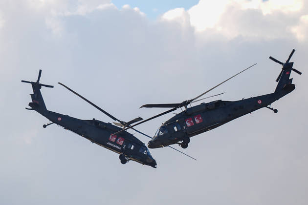 TEKNOFEST Southeast in Turkiye s Sanliurfa SANLIURFA, TURKIYE - OCTOBER 1: The Turkish Gendarmerie s Steel Wings team performs a demonstration flight during TEKNOFEST Southeast, world s largest aviation, space, and technology festival at the Sanliurfa GAP Airport for its 15th edition in Sanliurfa, Turkiye on October 01, 2026. Adem Kutucu Anadolu Sanliurfa Turkey. Editorial use only. Please get in touch for any other usage. Copyright: x2026xAnadoluxAdemxKutucux