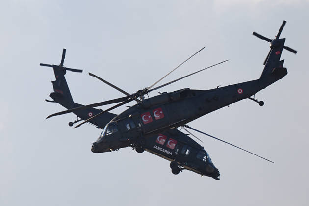 TEKNOFEST Southeast in Turkiye s Sanliurfa SANLIURFA, TURKIYE - OCTOBER 1: The Turkish Gendarmerie s Steel Wings team performs a demonstration flight during TEKNOFEST Southeast, world s largest aviation, space, and technology festival at the Sanliurfa GAP Airport for its 15th edition in Sanliurfa, Turkiye on October 01, 2026. Adem Kutucu Anadolu Sanliurfa Turkey. Editorial use only. Please get in touch for any other usage. Copyright: x2026xAnadoluxAdemxKutucux