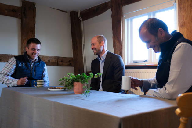 Britain s Prince William on a visit examining the role of regenerative farming in climate resilience, in Hereford Britain s Prince William meets Harry Davies, the incoming tenant of the Duchy of Cornwall s first regenerative Farm Business Tenancy, during a visit to examine the role of regenerative farming in climate resilience in Hereford, Britain, October 1, 2026., Credit:Mathieu Willcocks PA ROTA - B68 Avalon UNITED KINGDOM, Hereford Copyright: xMathieuxWillcocksx xPAxROTAx-xB68x xAvalonx 1139840871