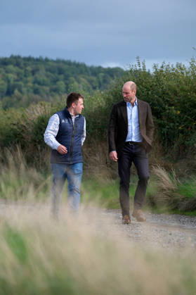 Britain s Prince William on a visit examining the role of regenerative farming in climate resilience, in Hereford Britain s Prince William meets Harry Davies, the incoming tenant of the Duchy of Cornwall s first regenerative Farm Business Tenancy, during a visit to examine the role of regenerative farming in climate resilience in Hereford, Britain, October 1, 2026., Credit:Mathieu Willcocks PA ROTA - B68 Avalon UNITED KINGDOM, Hereford Copyright: xMathieuxWillcocksx xPAxROTAx-xB68x xAvalonx 1139840915