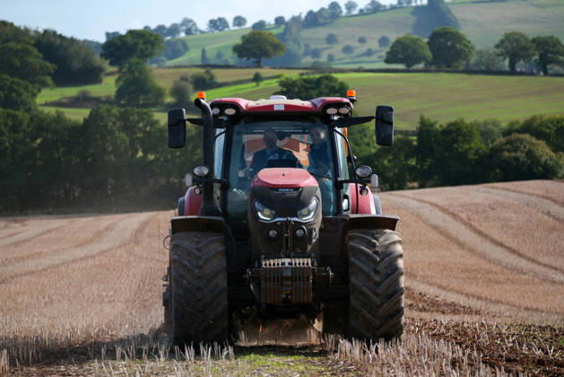 Britain s Prince William on a visit examining the role of regenerative farming in climate resilience, in Hereford Britain s Prince William drives a farming vehicle with Harry Davies, the incoming tenant of the Duchy of Cornwall s first regenerative Farm Business Tenancy, during a visit to examine the role of regenerative farming in climate resilience in Hereford, Britain, October 1, 2026., Credit:Mathieu Willcocks PA ROTA - B68 Avalon UNITED KINGDOM, Hereford  Copyright: xMathieuxWillcocksx xPAxROTAx-xB68x xAvalonx 1139840949
