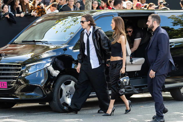 PFW - Balenciaga - Arrivals NB Brooklyn Peltz Beckham, Nicola Peltz Beckham arrived at the Balenciaga Womenswear Spring Summer 2027 show as part of Paris Fashion Week on October 01, 2026 in Paris, France. Photo by Nasser Berzane ABACAPRESS.COM Paris France  Copyright: xBerzanexNasser ABACAx