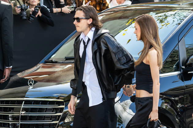 PFW - Balenciaga - Arrivals NB Brooklyn Peltz Beckham, Nicola Peltz Beckham arrived at the Balenciaga Womenswear Spring Summer 2027 show as part of Paris Fashion Week on October 01, 2026 in Paris, France. Photo by Nasser Berzane ABACAPRESS.COM Paris France  Copyright: xBerzanexNasser ABACAx