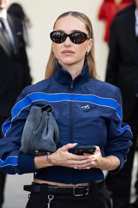 PFW - Balenciaga - Arrivals NB Pernille Teisbaek arrived at the Balenciaga Womenswear Spring Summer 2027 show as part of Paris Fashion Week on October 01, 2026 in Paris, France. Photo by Nasser Berzane ABACAPRESS.COM Paris France  Copyright: xBerzanexNasser ABACAx