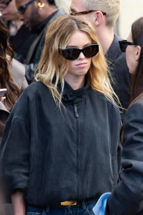 PFW - Balenciaga - Arrivals NB Milly Alcock arrived at the Balenciaga Womenswear Spring Summer 2027 show as part of Paris Fashion Week on October 01, 2026 in Paris, France. Photo by Nasser Berzane ABACAPRESS.COM Paris France  Copyright: xBerzanexNasser ABACAx