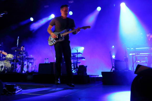 Ben Gibbard von der Band Death Cab for Cutie bei einem Konzert in der Columbiahalle in Berlin, 1. Oktober 2026. Death Cab for Cutie Konzert Berlin