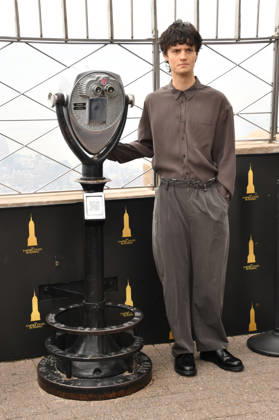 NEW YORK, NY- OCTOBER 1: Arthur Conti pictured during a visit to he Empire State Building Ahead of the Release of Mike Flannigan s Carrie on October 1, 2026 in New York City. Copyright: xmpi099 MediaPunchx