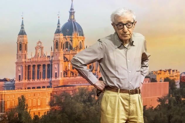 Woody Allen beim offiziellen Empfang zum Drehstart des Woody Allen Fall Project 2026 in den Teatros del Canal. Madrid, 01.10.2026