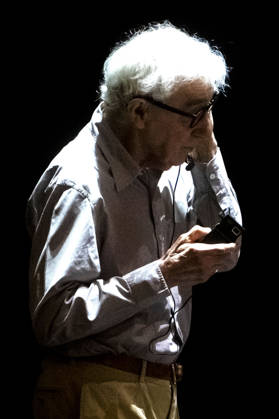 Woody Allen beim offiziellen Empfang zum Drehstart des Woody Allen Fall Project 2026 in den Teatros del Canal. Madrid, 01.10.2026