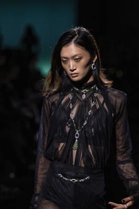 Messika’s Terres de Contrastes fashion show, held alongside the Spring Summer 2027 Ready-to-Wear collections during Paris Fashion Week (PFW) on October 1, 2026, in Paris, France. Messika’s Terres de Contrastes fashion show on the sidelines of the Spring Summer 2027 Ready-to-Wear collections during Paris Fashion Week (PFW) on October 1, 2026, in Paris, France  Copyright: xAgencex xBestimagexAgencex xBestimagex