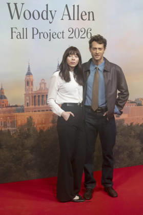 Alexi Wasser und Peter Vives beim offiziellen Empfang zum Drehstart des Woody Allen Fall Project 2026 in den Teatros del Canal. Madrid, 01.10.2026