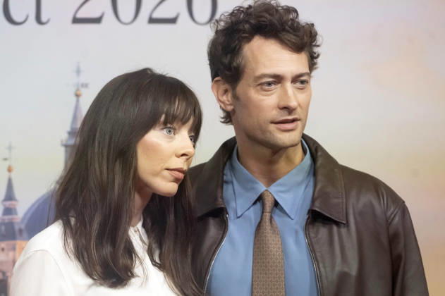 Alexi Wasser und Peter Vives beim offiziellen Empfang zum Drehstart des Woody Allen Fall Project 2026 in den Teatros del Canal. Madrid, 01.10.2026