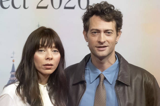 Alexi Wasser und Peter Vives beim offiziellen Empfang zum Drehstart des Woody Allen Fall Project 2026 in den Teatros del Canal. Madrid, 01.10.2026