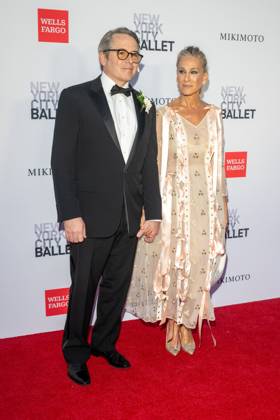 October 1, 2026, New York, New York, United States: (L-R) Matthew Broderick and Sarah Jessica Parker attend.The New York City Ballet 2026 Fall Gala at David H. Koch Theater, Lincoln Center on October 01, 2026 in New York City. New York United States - ZUMAs197 20261001_aaa_s197_805 Copyright: xRonxAdarx