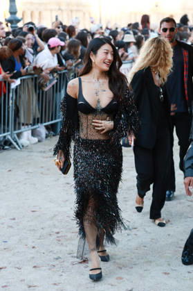 Peggy Gou at the Schiaparelli Spring Summer 2027 Women’s Ready-to-Wear Collection fashion show during Paris Fashion Week (PFW) on October 1, 2026. Florian Lavielle, Bestimage. Schiaparelli’s Spring Summer 2027 Women’s Ready-to-Wear Collection fashion show at Paris Fashion Week (PFW) on October 1, 2026, Paris, France  Copyright: xFlorianxLaviellex xBestimagexFlorianxLaviellex xBestimagex