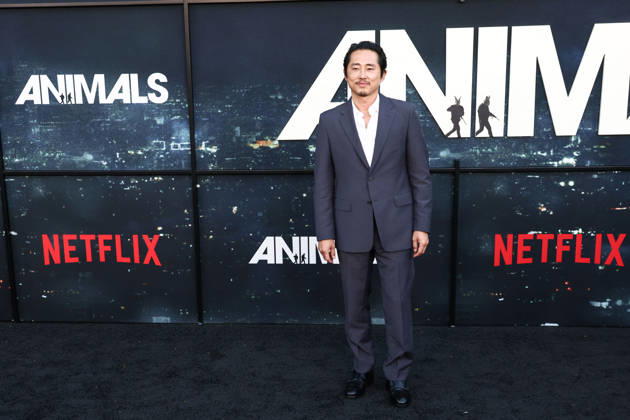 World Premiere Of Netflix s Animals WESTWOOD, LOS ANGELES, CALIFORNIA, USA - OCTOBER 01: Steven Yeun arrives at the World Premiere Of Netflix s Animals held at Westwood Village Theater on October 1, 2026 in Westwood, Los Angeles, California, United States. Westwood Westwood Village Theater California United States Copyright: xXavierxCollin ImagexPressxAgencyx