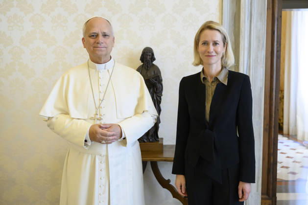 ITALY - PRIVATE AUDIENCE - VATICAN-2026 10 2 Italy, Rome, Vatican, 2026 9 30 Pope Leo XIV receives in a private audience Excellency Ms. Kaja Kallas, High Representative for Foreign Affairs and Vice President of the European Commission at The Vatican . EDITORIAL USE ONLY - NO BOOKS Copyright: xVATICANxMEDIA xCatholicxPressxPhotox