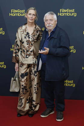 Wolf Biermann mit Ehefrau Pamela Biermann bei der Premiere des Dokumentarfilms Biermann auf dem 34. Filmfest Hamburg 2026 im Cinemaxx Dammtor. Hamburg, 02.10.2026