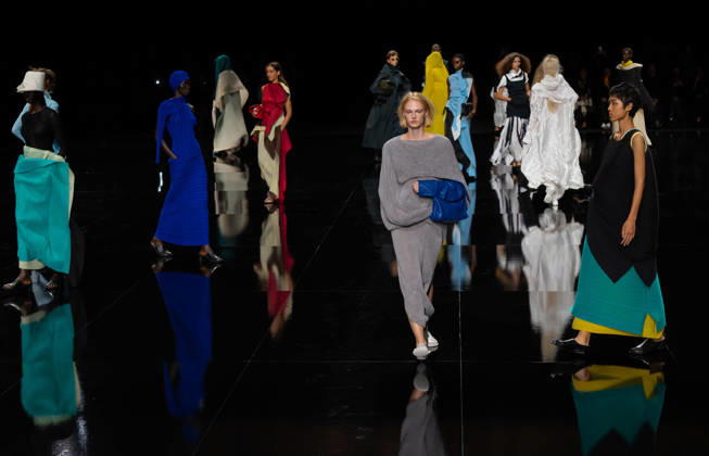 Paris Fashion Week Women s Wear SPRING SUMMER 2027 Collection ISSEY MIYAKE October 2, 2026 Sylvie Lefort Photography MAXPPP 02 10 2026 @Sylvie Lefort Photography MAXPPP October 1, 2026 Models showcase designs from the ISSEY MIYAKE Women’s Spring Summer 2027 collection during Paris Fashion Week in Paris, France, October 2, 2026. The presentation of the women’s collections ran from September 28 to October 6, 26.  Copyright: xMAXPPPxsylviexlefortxphotographyx LFR202610022068 LFR202610022068