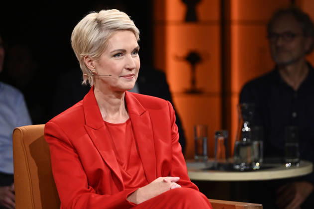 Manuela Schwesig bei der Aufzeichnung der RB Talkshow 3nach9 im Radio Bremen-Studio. Bremen, 02.10.2026