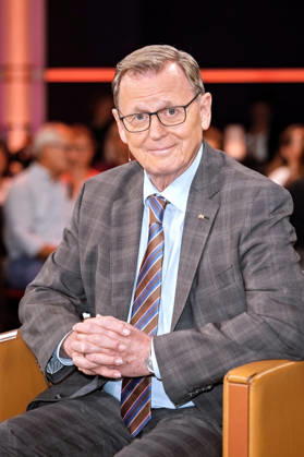 MDR - Riverboat. Bundestagsvizepräsident Bodo Ramelow anläßlich der Aufzeichnung der MDR - Talkshow Riverboat am 02.10.2026 in der Mediacity Leipzig. 20261002SFL0017