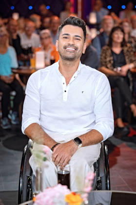 MDR - Riverboat. Schauspieler Tan Caglar anläßlich der Aufzeichnung der MDR - Talkshow Riverboat am 02.10.2026 in der Mediacity Leipzig. 20261002SFL0046