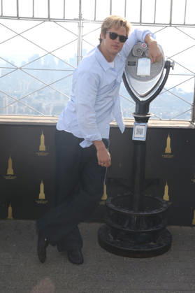 October 2, 2026, New York, New York, USA: Actorr SAM BRAUN visited The Empire State Building New York USA - ZUMAh16_ 20261002_zaf_h16_030 Copyright: xDanxHerrickx