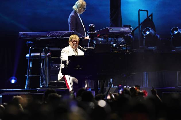 October 2, 2026, Ciudad De Mexico, Ciudad De Mexico, Mexico: TO - 53325 - Mexico City - 02 10 2026 - English singer-songwriter Elton John during his performance at Banorte Stadium in Mexico City part of his - Farewell Yellow Brick Road - farewell tour on a visit titled - Farewell to Mexico -.Clasos photo Ciudad De Mexico Mexico - ZUMAcs4_ 20261002_faa_cs4_095 Copyright: xAlfonsoxManzanox