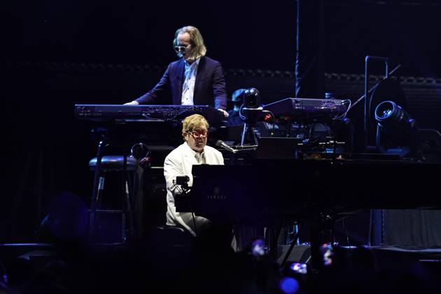 October 2, 2026, Ciudad De Mexico, Ciudad De Mexico, Mexico: TO - 53325 - Mexico City - 02 10 2026 - English singer-songwriter Elton John during his performance at Banorte Stadium in Mexico City part of his - Farewell Yellow Brick Road - farewell tour on a visit titled - Farewell to Mexico -.Clasos photo Ciudad De Mexico Mexico - ZUMAcs4_ 20261002_faa_cs4_096 Copyright: xAlfonsoxManzanox