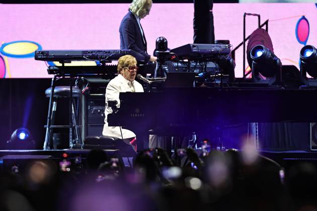 October 2, 2026, Ciudad De Mexico, Ciudad De Mexico, Mexico: TO - 53325 - Mexico City - 02 10 2026 - English singer-songwriter Elton John during his performance at Banorte Stadium in Mexico City part of his - Farewell Yellow Brick Road - farewell tour on a visit titled - Farewell to Mexico -.Clasos photo Ciudad De Mexico Mexico - ZUMAcs4_ 20261002_faa_cs4_089 Copyright: xAlfonsoxManzanox