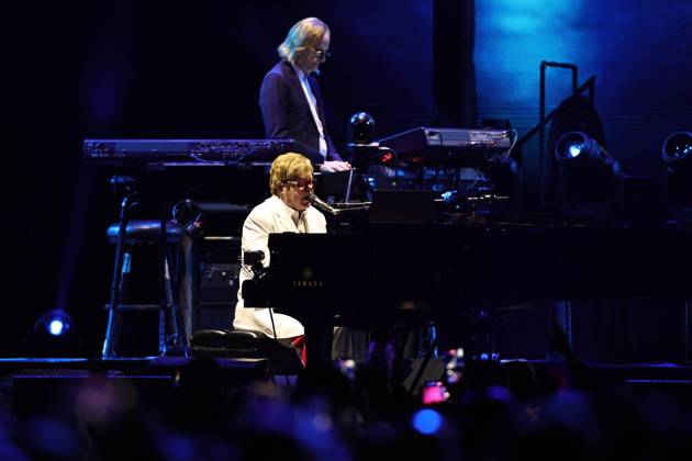 October 2, 2026, Ciudad De Mexico, Ciudad De Mexico, Mexico: TO - 53325 - Mexico City - 02 10 2026 - English singer-songwriter Elton John during his performance at Banorte Stadium in Mexico City part of his - Farewell Yellow Brick Road - farewell tour on a visit titled - Farewell to Mexico -.Clasos photo Ciudad De Mexico Mexico - ZUMAcs4_ 20261002_faa_cs4_087 Copyright: xAlfonsoxManzanox
