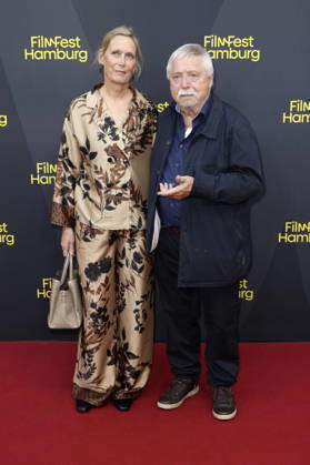 Pamela Biermann und Wolf Biermann bei der Premiere des Dokumentarfilms Biermann auf dem 34. Filmfest Hamburg 2026 im Cinemaxx Dammtor. Hamburg, 02.10.2026