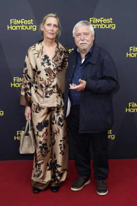 Pamela Biermann und Wolf Biermann bei der Premiere des Dokumentarfilms Biermann auf dem 34. Filmfest Hamburg 2026 im Cinemaxx Dammtor. Hamburg, 02.10.2026