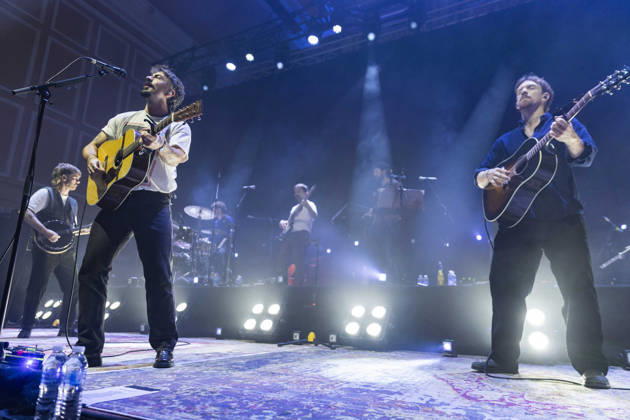 Amble, performs live, at O2 City Hall, Newcastle, UK, on 2 October 2026 Ross McNerney, Robbie Cunningham and Oisin McCaffrey of Amble, performs live, at O2 City Hall, Newcastle, UK, on 2 October 2026, Credit:David Wala Avalon Tyne and Wear, Newcastle Copyright: xDavidxWalax xAvalonx 1140177721