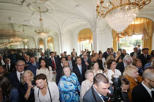 Sergio Mattarella in Monaco PHOTOPQR NICE MATIN Cyril Dodergny Monaco October 3, 2026 Monaco, October 3, 2026, Hotel Hermitage Italian President,Sergio Mattarella, and his daughter Laura, met with Italians residing in Monaco Monaco, October 3, 2026 – Hotel Hermitage – Italian President Sergio Mattarella and his daughter Laura met with Italians residing in Monaco Monaco, France  Copyright: xPHOTOPQR NICExMATIN MAXPPPxCyrilxDodergnyx 20261003NIM4050 20261003NIM4050