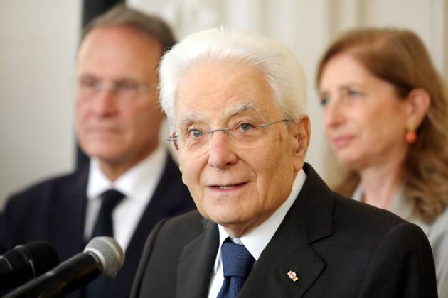 Sergio Mattarella in Monaco PHOTOPQR NICE MATIN Cyril Dodergny Monaco October 3, 2026 Monaco, October 3, 2026, Hotel Hermitage Italian President,Sergio Mattarella, and his daughter Laura, met with Italians residing in Monaco Monaco, October 3, 2026 – Hotel Hermitage – Italian President Sergio Mattarella and his daughter Laura met with Italians residing in Monaco Monaco, France  Copyright: xPHOTOPQR NICExMATIN MAXPPPxCyrilxDodergnyx 20261003NIM4057 20261003NIM4057