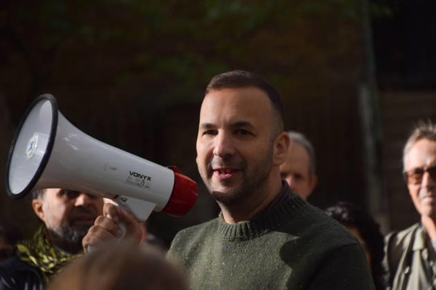 October 3, 2026, London, England, United Kingdom: Green Party leader ZACK POLANSKI gives a speech in St Pancras Gardens as he continues his campaign ahead of the upcoming Holborn and St Pancras by-election. London United Kingdom - ZUMAv130 20261003_zip_v130_003 Copyright: xVukxValcicx