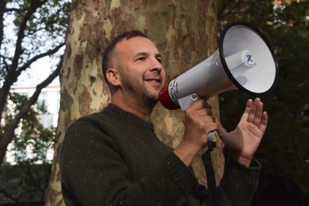 October 3, 2026, London, England, United Kingdom: Green Party leader ZACK POLANSKI gives a speech in St Pancras Gardens as he continues his campaign ahead of the upcoming Holborn and St Pancras by-election. London United Kingdom - ZUMAv130 20261003_zip_v130_011 Copyright: xVukxValcicx
