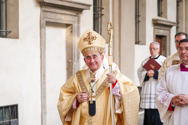 IPA89253251 - MILAN, October 3, 2026 - Ordination ceremony for temporary deacons held in Milan Cathedral by Archbishop Mario Delpini.  Copyright: xEmanuelexRobertoxDexCarlix xx IPA89253251