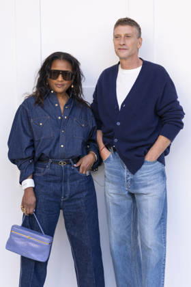 Patrice Rushen and Andrew Hale at the photocall for the Céline Spring Summer 2027 Women’s Ready-to-Wear collection during Paris Fashion Week (PFW) at the National Archives Museum in Paris, France, on October 3, 2026. Olivier Borde, Bestimage. Photocall at the Céline fashion show as part of Paris RTW Spring Summer 2027 Fashion Week, held at the Musée National des Archives on October 3, 2026, in Paris, France. Paris, France  Copyright: xOLIVIERxBORDEx xBESTIMAGExOLIVIERxBORDEx xBESTIMAGEx