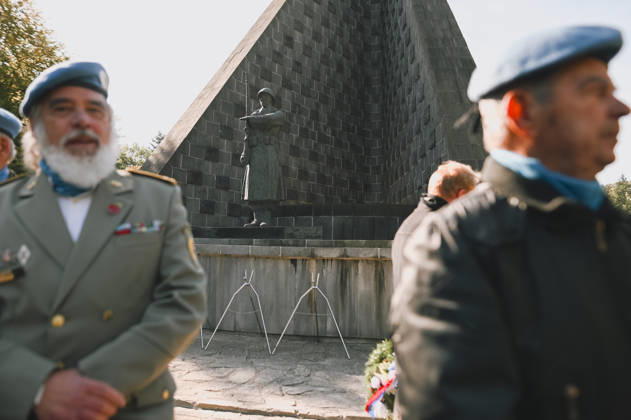 82nd anniversary of the Carpathina-Dukla Operation SVIDNIK, SLOVAKIA – OCTOBER 3: Slovak officials, military personnel and members of the public gather to commemorate the 82nd anniversary of the Carpathian-Dukla Operation, one of the bloodiest military operations fought on Slovak territory during World War II. The commemorations take place at the Military Historical Museum in Svidnik and at the Dukla battlefield memorial complex, honouring the soldiers who fought and died during the operation, which marked the beginning of the direct liberation of Czechoslovakia. Robert Nemeti Anadolu Svidnik Slovakia. Editorial use only. Please get in touch for any other usage.  Copyright: x2026xAnadoluxRobertxNemetix