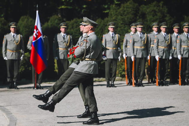 82nd anniversary of the Carpathina-Dukla Operation SVIDNIK, SLOVAKIA – OCTOBER 3: Slovak officials, military personnel and members of the public gather to commemorate the 82nd anniversary of the Carpathian-Dukla Operation, one of the bloodiest military operations fought on Slovak territory during World War II. The commemorations take place at the Military Historical Museum in Svidnik and at the Dukla battlefield memorial complex, honouring the soldiers who fought and died during the operation, which marked the beginning of the direct liberation of Czechoslovakia. Robert Nemeti Anadolu Svidnik Slovakia. Editorial use only. Please get in touch for any other usage.  Copyright: x2026xAnadoluxRobertxNemetix