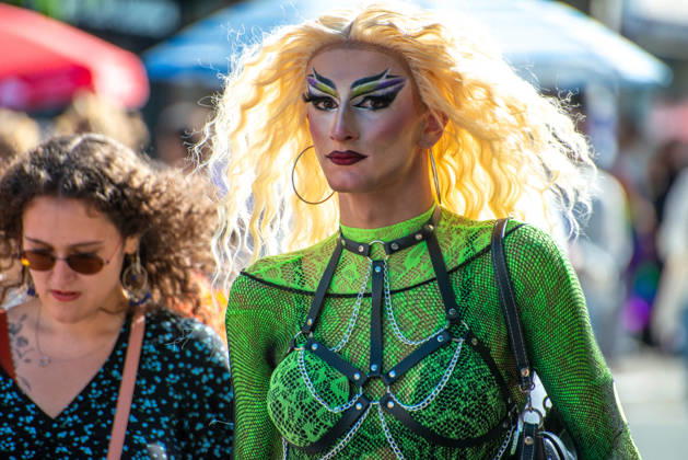 Thousands March During Pride Parade - Paris Thousands of people march from Place d Italie to Bastille during the Pride Parade to defend the rights of LGBTQ+ individuals in Paris, France on October 3, 2026. Photo by Denis Prezat ABACAPRESS.COM Paris France  Copyright: xPrezatxDenis ABACAx
