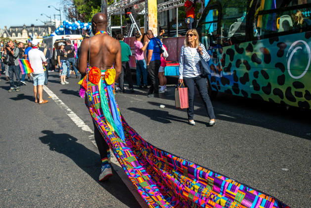 Thousands March During Pride Parade - Paris Thousands of people march from Place d Italie to Bastille during the Pride Parade to defend the rights of LGBTQ+ individuals in Paris, France on October 3, 2026. Photo by Denis Prezat ABACAPRESS.COM Paris France  Copyright: xPrezatxDenis ABACAx