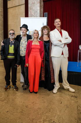 October 3, 2026, Venice, Rome, Italy: Ermanno Cavazzoni, Marcello Fois, Valeria Parrella, Alcide Pierantozzi, and Elena Varvello are the five finalists of the 64th edition of the Campiello Prize. Venice, October 3, 2026 Venice Italy  - ZUMAa289 20261003_zia_a289_224 Copyright: xMircoxToniolox xAgfx