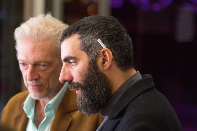 October 3, 2026, Athens, Greece: Director Romain Gavras attends the Greek premiere of his new film Sacrifice at the Onassis Stegi in Athens, joined by international guests including Vincent Cassel and Emily Ratajkowski. The film, which features an all-star cast including Anya Taylor-Joy, Chris Evans, Salma Hayek Pinault, John Malkovich and Charli XCX, was presented in Athens following its international premiere in Toronto. Athens Greece  - ZUMAv62_ 20261003_zaf_v62_009 Copyright: xAristidisxVafeiadakisx