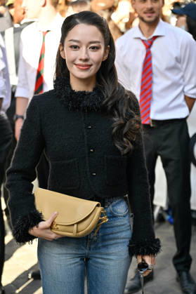 PFW Celine Outside Arrivals Gina Alice arriving at the Celine show during Paris Fashion Week, in Paris, France on 3 October 2026. Photo by Julien Reynaud APS-Medias ABACAPRESS.COM Paris France  Copyright: xReynaudxJulien APS-Medias ABACAx