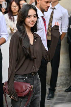 PFW Celine Outside Arrivals Earn Earn arriving at the Celine show during Paris Fashion Week, in Paris, France on 3 October 2026. Photo by Julien Reynaud APS-Medias ABACAPRESS.COM Paris France  Copyright: xReynaudxJulien APS-Medias ABACAx