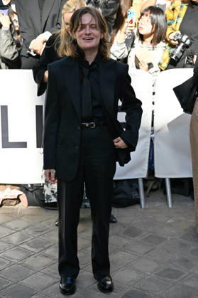 PFW Celine Outside Arrivals Rahim Redcar aka Christine and the Queens arriving at the Celine show during Paris Fashion Week, in Paris, France on 3 October 2026. Photo by Julien Reynaud APS-Medias ABACAPRESS.COM Paris France  Copyright: xReynaudxJulien APS-Medias ABACAx