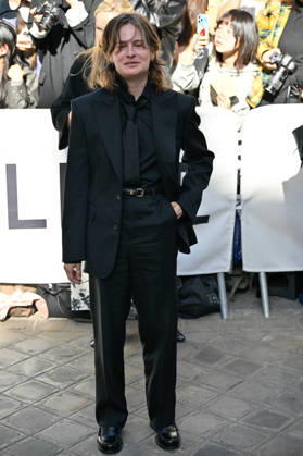 PFW Celine Outside Arrivals Rahim Redcar aka Christine and the Queens arriving at the Celine show during Paris Fashion Week, in Paris, France on 3 October 2026. Photo by Julien Reynaud APS-Medias ABACAPRESS.COM Paris France  Copyright: xReynaudxJulien APS-Medias ABACAx